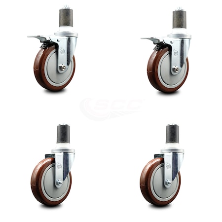 Service Caster Regency Work Table Caster Replacement Set REG-EXTTL20S514-PPUB-MRN-112-2-S-2